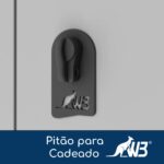 Roupeiro LOCKER de Aço com 02 PORTAS GRANDES – 1,90×0,32×0,40m – CZ/CZ – W3 – 11012 MÓVEIS PADRÃO 6