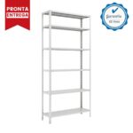 Estante de Aço com 06 Bandejas 30 cm (24/18) – 1,98×0,92×0,30m – Cinza – W3 – 16007 MÓVEIS PADRÃO 10