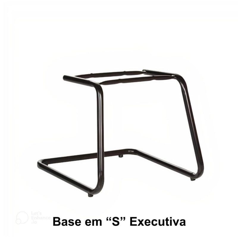 Base em “S” EXECUTIVA preta – PMD – 42209 MÓVEIS PADRÃO 2