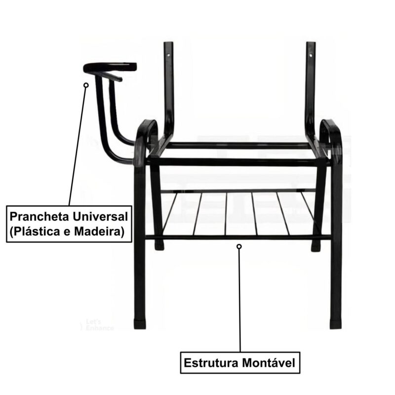 Base UNIVERSITÁRIA modelo UNIVERSAL – PMD – 99911 MÓVEIS PADRÃO 3