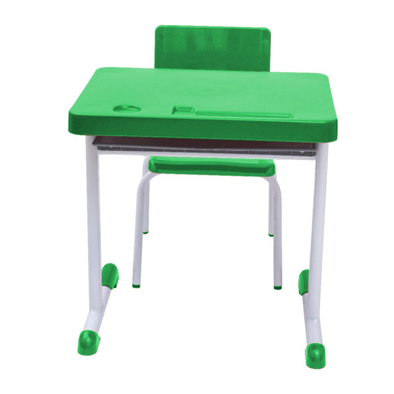 Kit Escolar Individual VERDE Mesa e Cadeira INFANTIL 03 a 06 Anos COR VERDE – 41088 MÓVEIS PADRÃO 4