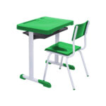 Kit Escolar Individual VERDE Mesa e Cadeira INFANTIL 03 a 06 Anos COR VERDE – 41088 MÓVEIS PADRÃO 10