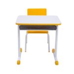 Kit Escolar Individual AMARELO – (Mesa e Cadeira) – INFANTIL – MDF – COR AMARELO – 40088 MÓVEIS PADRÃO 8