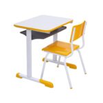 Kit Escolar Individual AMARELO – (Mesa e Cadeira) – INFANTIL – MDF – COR AMARELO – 40088 MÓVEIS PADRÃO 7