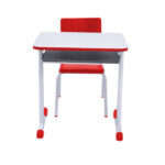 Kit Escolar Individual VERMELHO – (Mesa e Cadeira) – INFANTIL – MADEIRA – COR VERMELHO – 40086 MÓVEIS PADRÃO 8