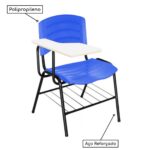 Cadeira Universitária Plástica Prancheta MDF – COR AZUL 34016 MÓVEIS PADRÃO 7