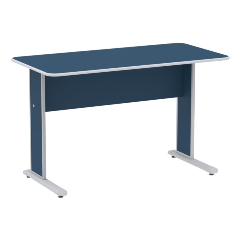 Mesa Escritório 1,20×0,60m s/ Gavetas – Cor Azul 44084 MÓVEIS PADRÃO 2