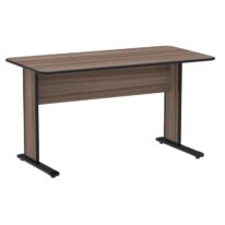 Mesa Escritório 1,50×0,60m s/ gavetas – Cor Walnut 44097 MÓVEIS PADRÃO