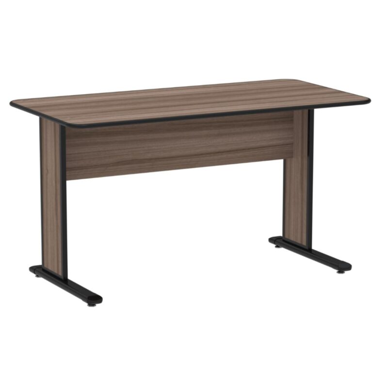 Mesa Escritório 1,50×0,60m s/ gavetas – Cor Walnut 44097 MÓVEIS PADRÃO 2