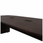 Mesa de Reunião Diretoria ABAULADA – 2,80×1,20m MARSALA/PRETO – 21016 MÓVEIS PADRÃO 7