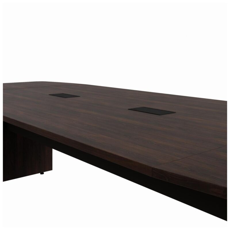 Mesa de Reunião Diretoria ABAULADA – 2,80×1,20m MARSALA/PRETO – 21016 MÓVEIS PADRÃO 3