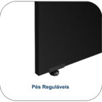 Mesa Escritório PÉ PAINEL – 1,35×0,60m – C/ Gavetas – MARSALA/PRETO – 25421 MÓVEIS PADRÃO 9