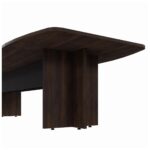 Mesa de Reunião Diretoria ABAULADA – 2,40×1,20m MARSALA/PRETO – 21015 MÓVEIS PADRÃO 8