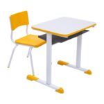 Kit Escolar Individual AMARELO – (Mesa e Cadeira) – JUVENIL – MDF – COR AMARELO – 40094 MÓVEIS PADRÃO 6