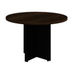 Mesa de Reunião Redonda -1,10×1,10×0,73m – MARSALA / PRETO – 51011 MÓVEIS PADRÃO 6