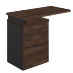 Mesa AUXILIAR c/ 03 Gavetas Pedestal MARSALA/PRETO – 51017 MÓVEIS PADRÃO 7