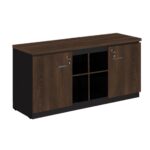 Armário Baixo GOLD Credenza – 1,60×0,72×0,45m MARSALA/PRETO – 23501 MÓVEIS PADRÃO 6