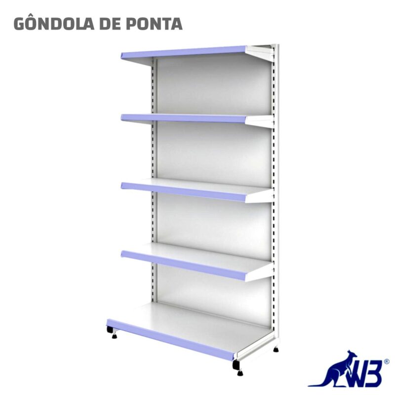 Ponta de Gôndola 1,62×0,90m 15009 MÓVEIS PADRÃO 2