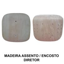 Conjunto de Madeira do ASSENTO / ENCOSTO Anatômico DIRETOR – 97012 MÓVEIS PADRÃO